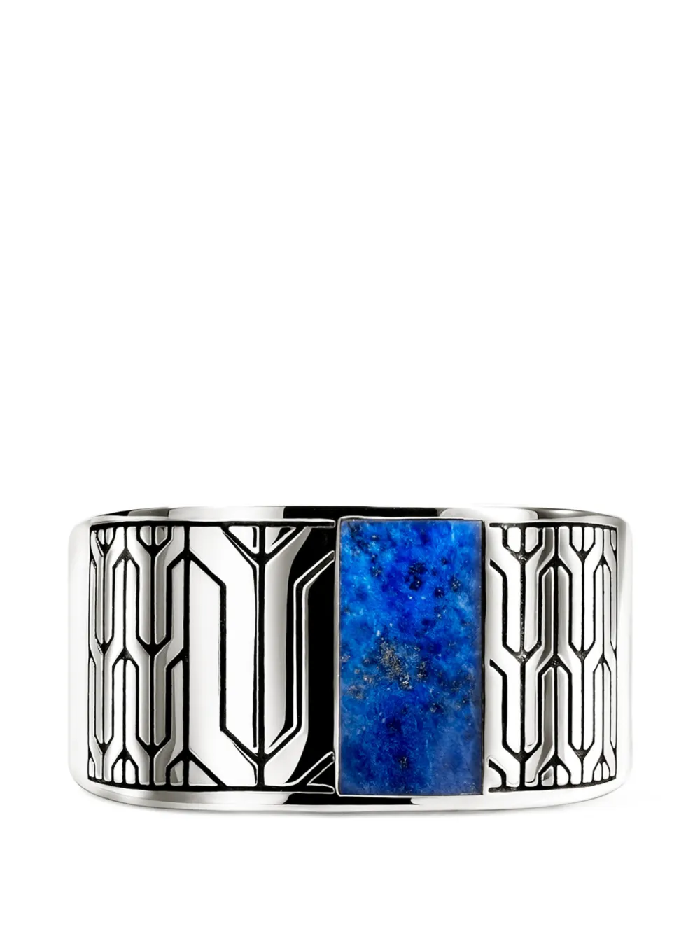 John Hardy Icon 50 sterling silver lapis lazuli ring - Argento