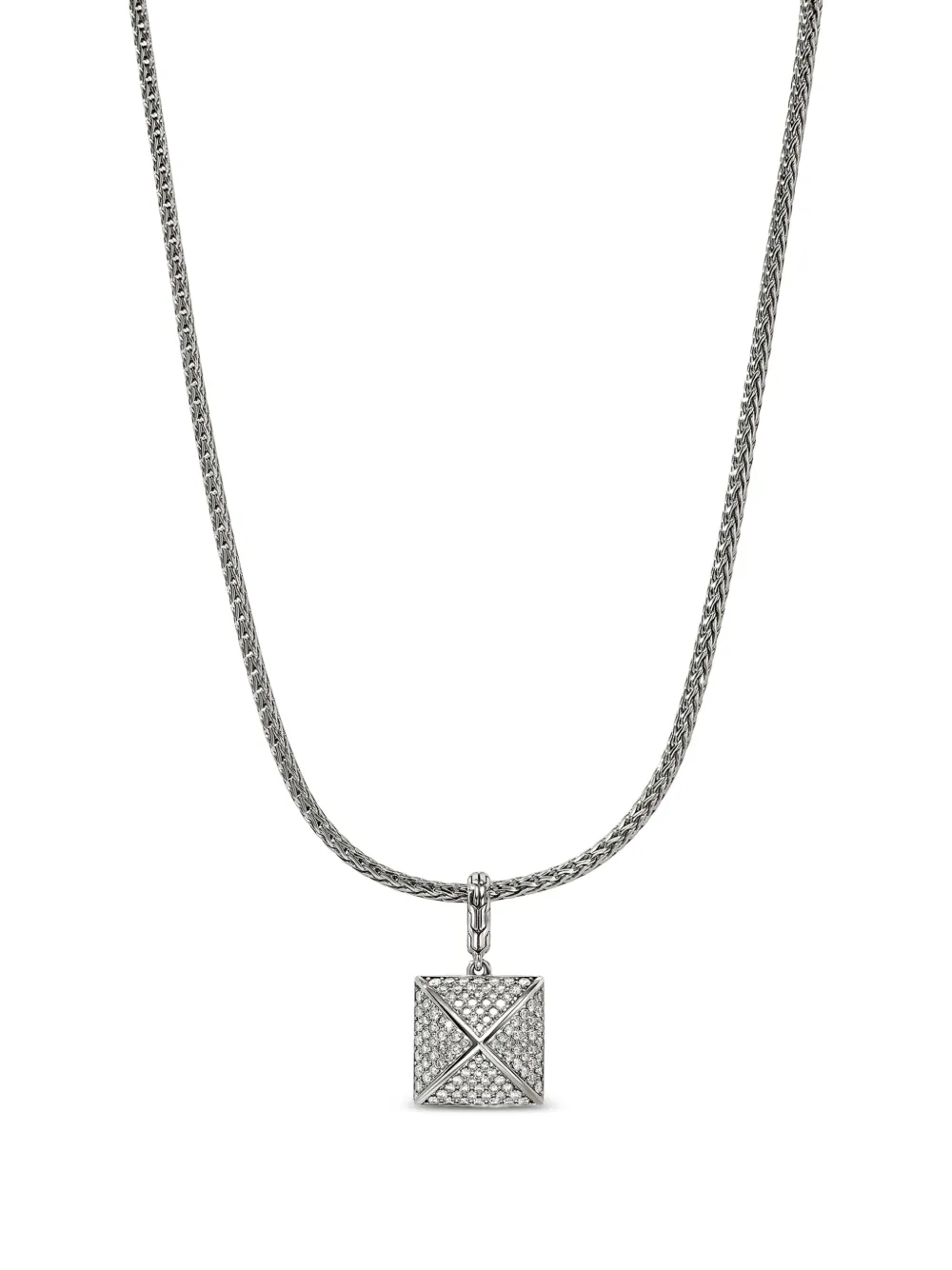 John Hardy Icon diamond necklace - Argento