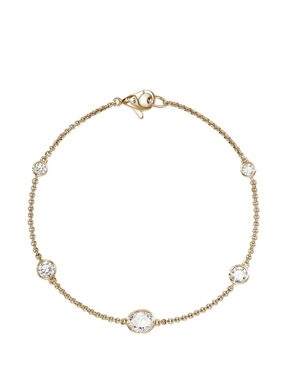 John Hardy Lovestruck™ Station diamond bracelet - Oro