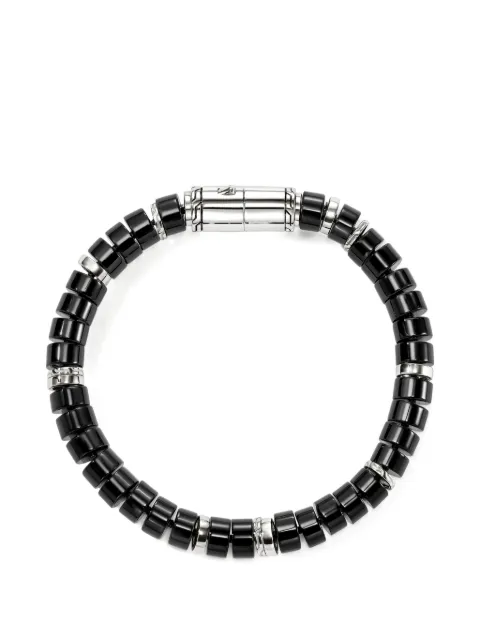 John Hardy sterling silver onyx bracelet