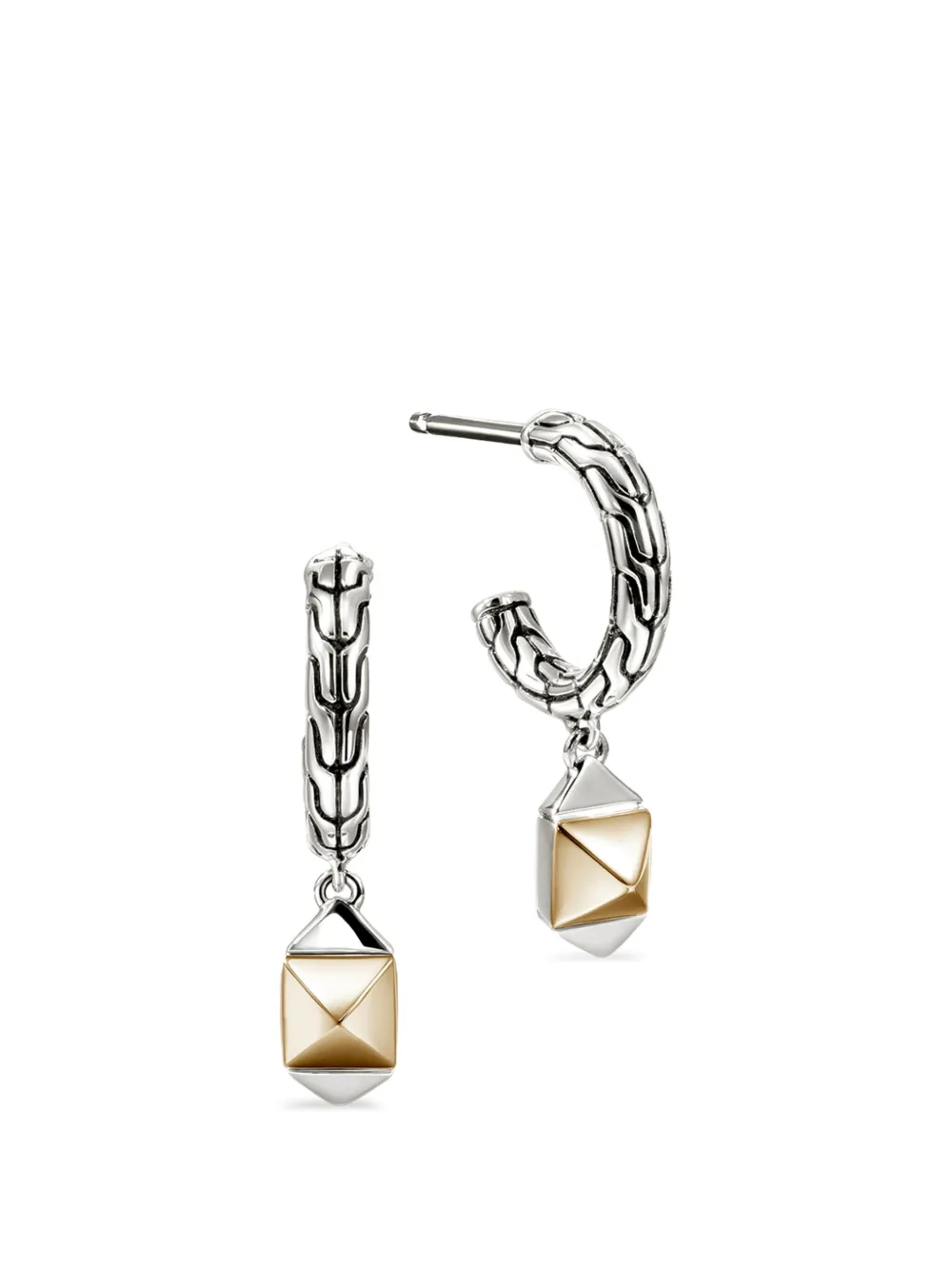 John Hardy sterling silver stud earrings - Argento