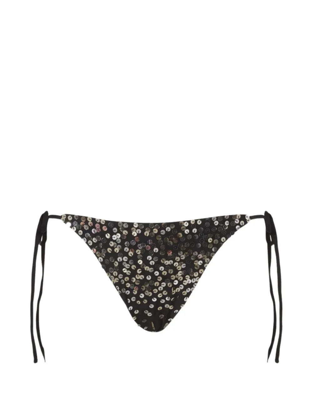 Leslie Amon Scorpio sequin-embellished bikini bottoms - Nero