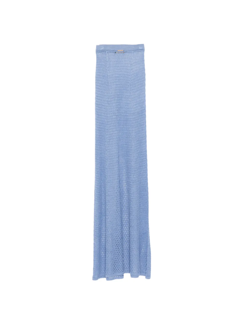 Kiki de Montparnasse Zijden gehaakte maxi-rok Blauw
