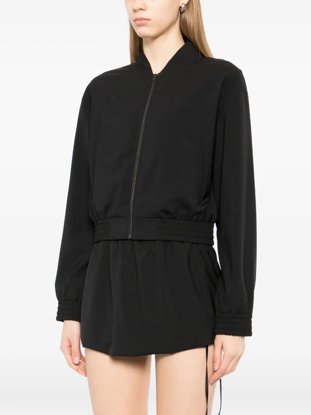  Kiki De Montparnasse Zip-up Bomber Jacket - Black 