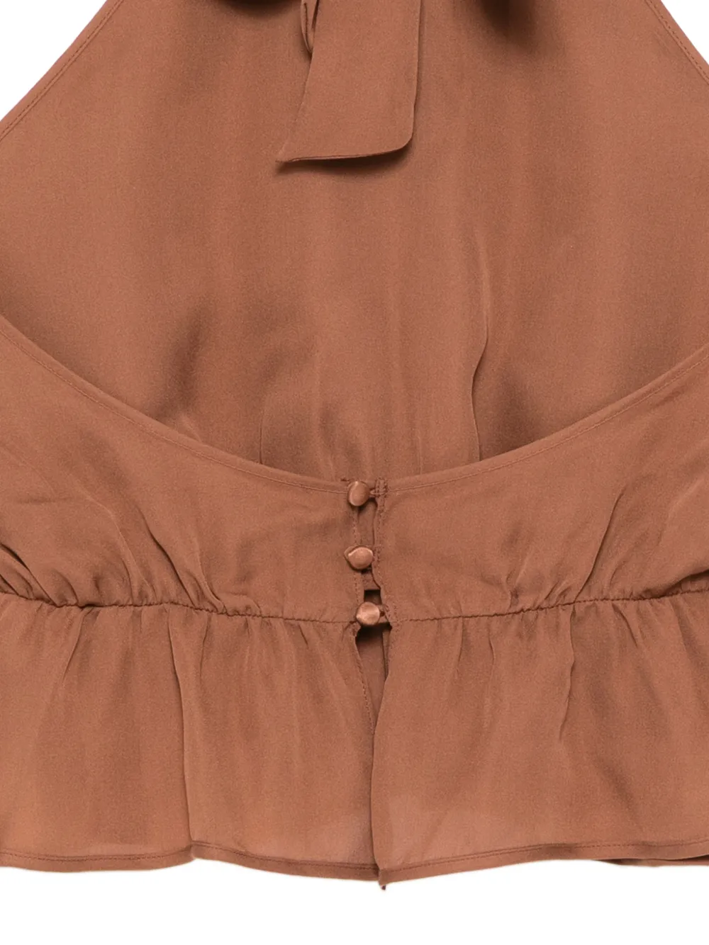 Kiki de Montparnasse Georgette haltertop Bruin