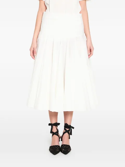 Jacquemus draped midi skirt