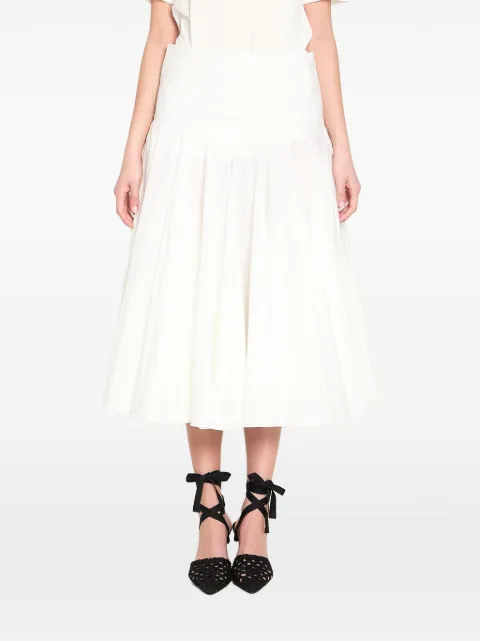 Jacquemus falda midi The Petticoat con godets drapeados