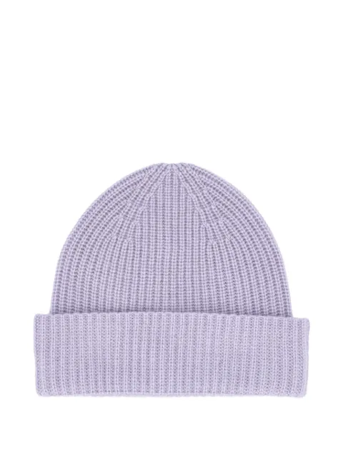 Loro Piana ribbed beanie hat