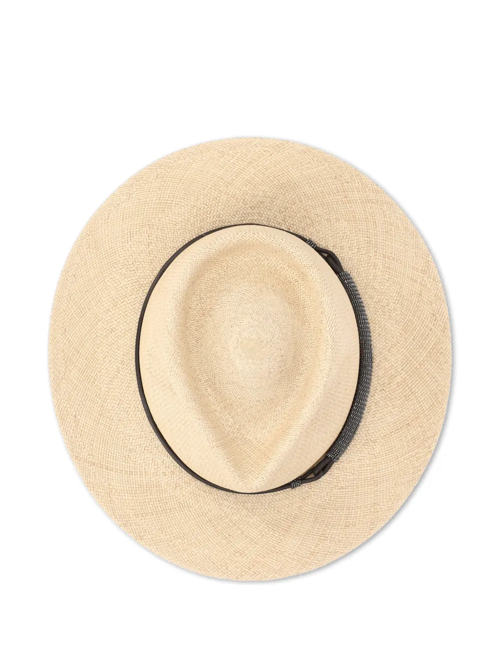 Beaded-Band Straw Hat