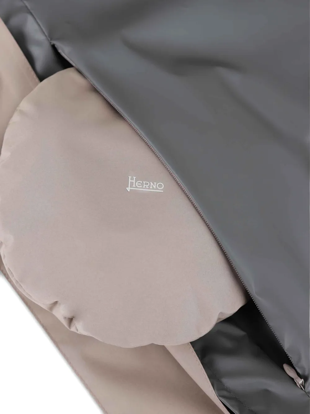  Herno Button Pocket Coat Set - Brown 
