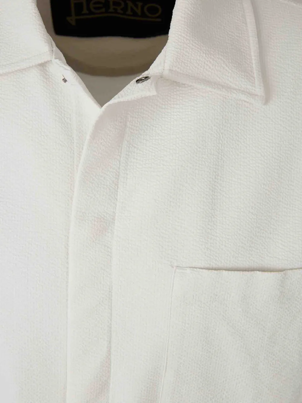Herno Overhemd met gekreukt effect Beige