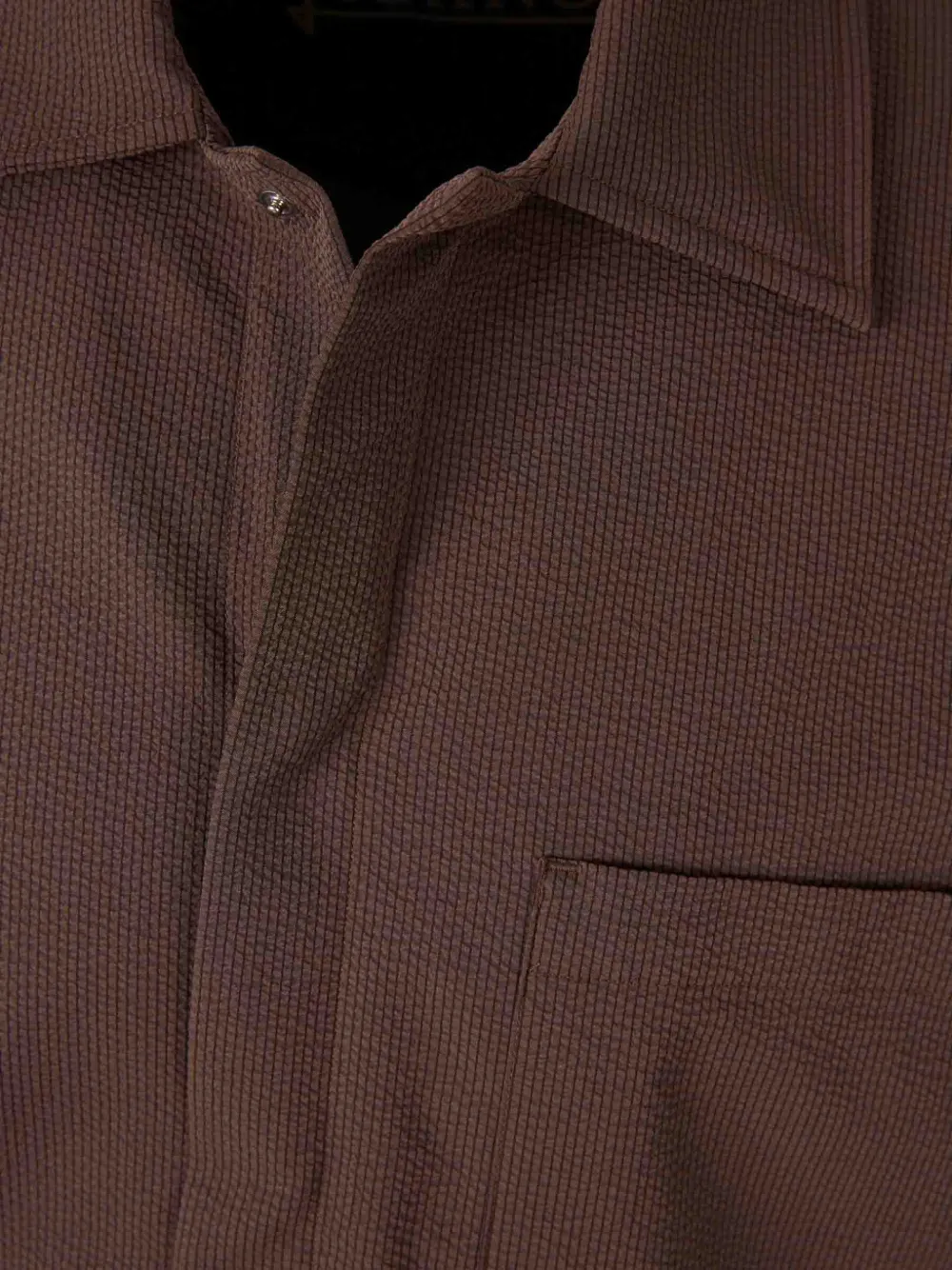  Herno Short-sleeve Chest-pocket Shirt - Brown 