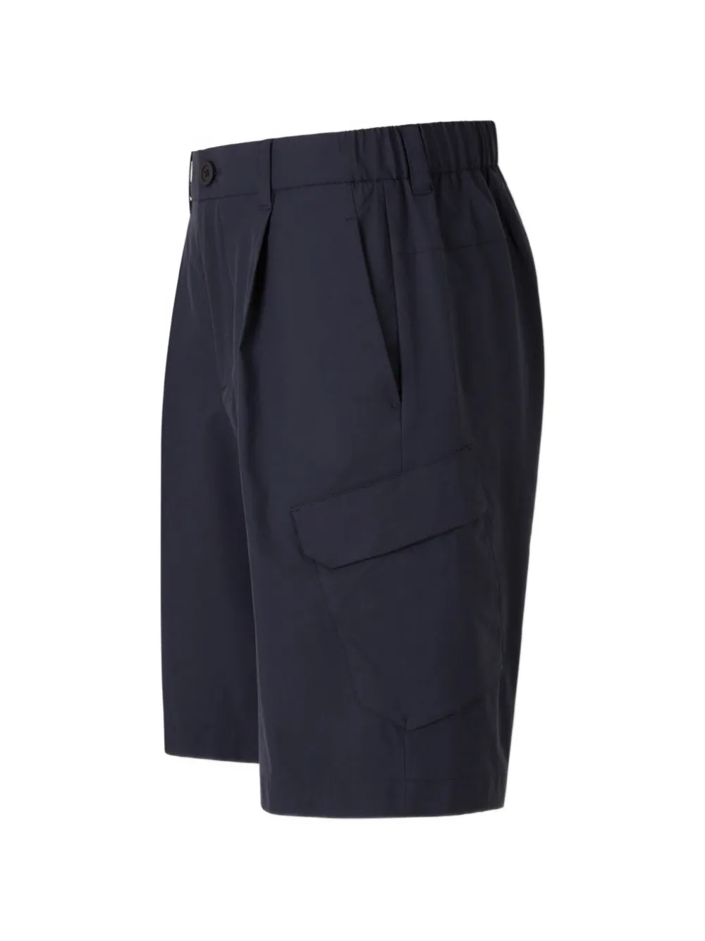 Herno Cargo shorts met geplooid detail Blauw