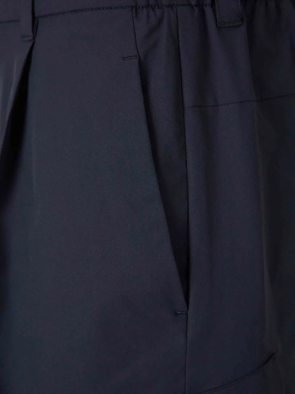 Herno Bermudas Cargo Con Pinzas - Azul 