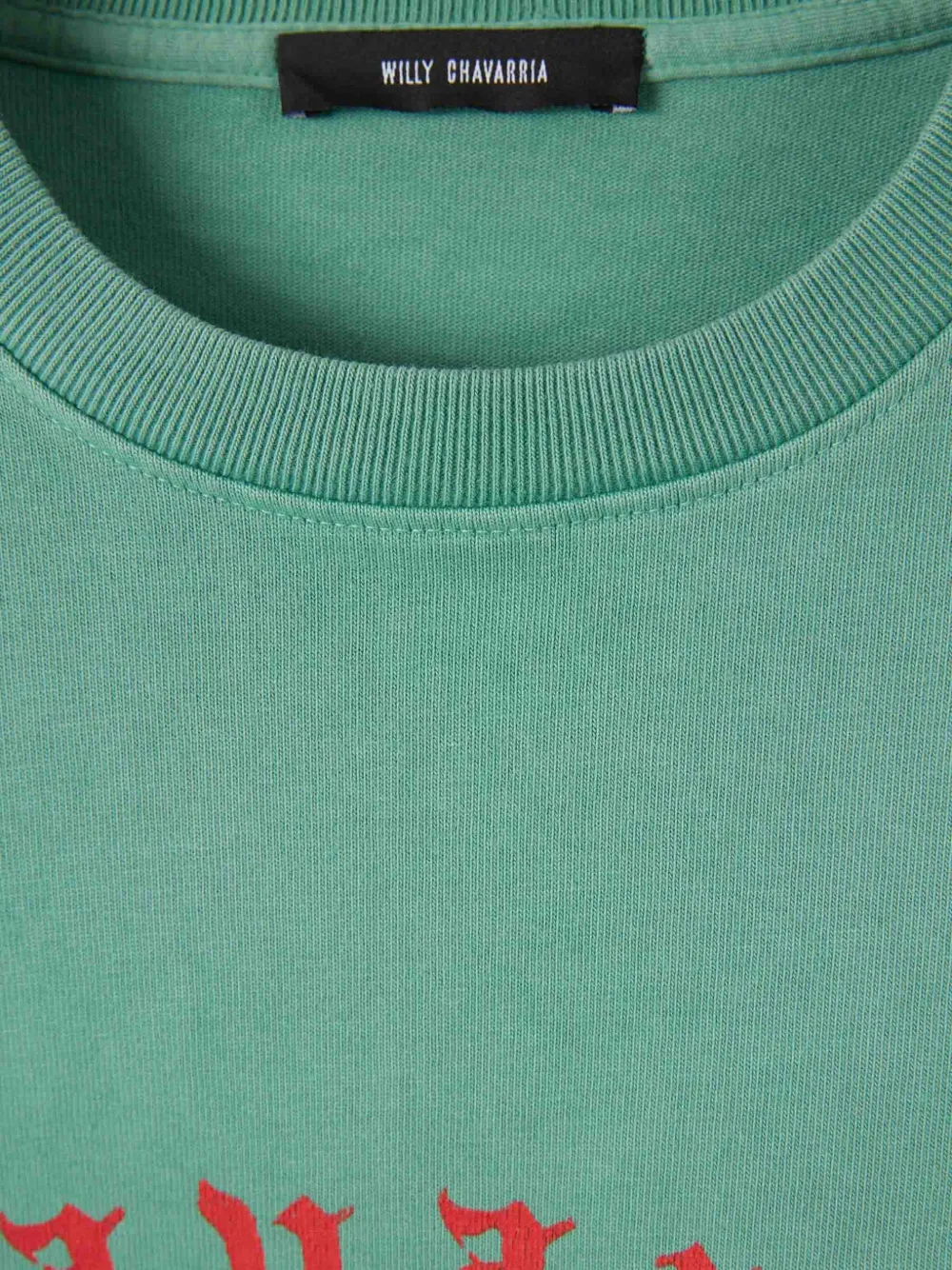 Willy Chavarria Community Center katoenen T-shirt Groen