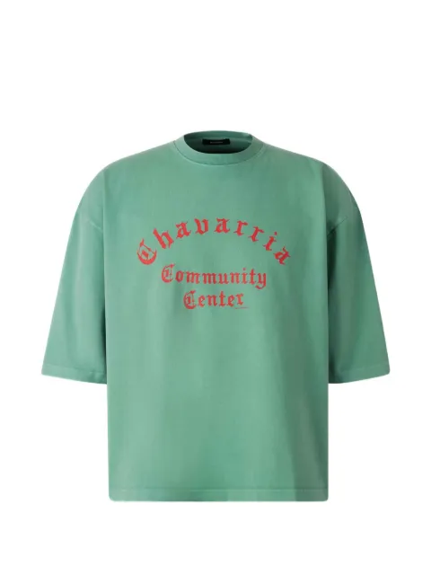 Willy Chavarria  Chavarria Community Center cotton T-shirt