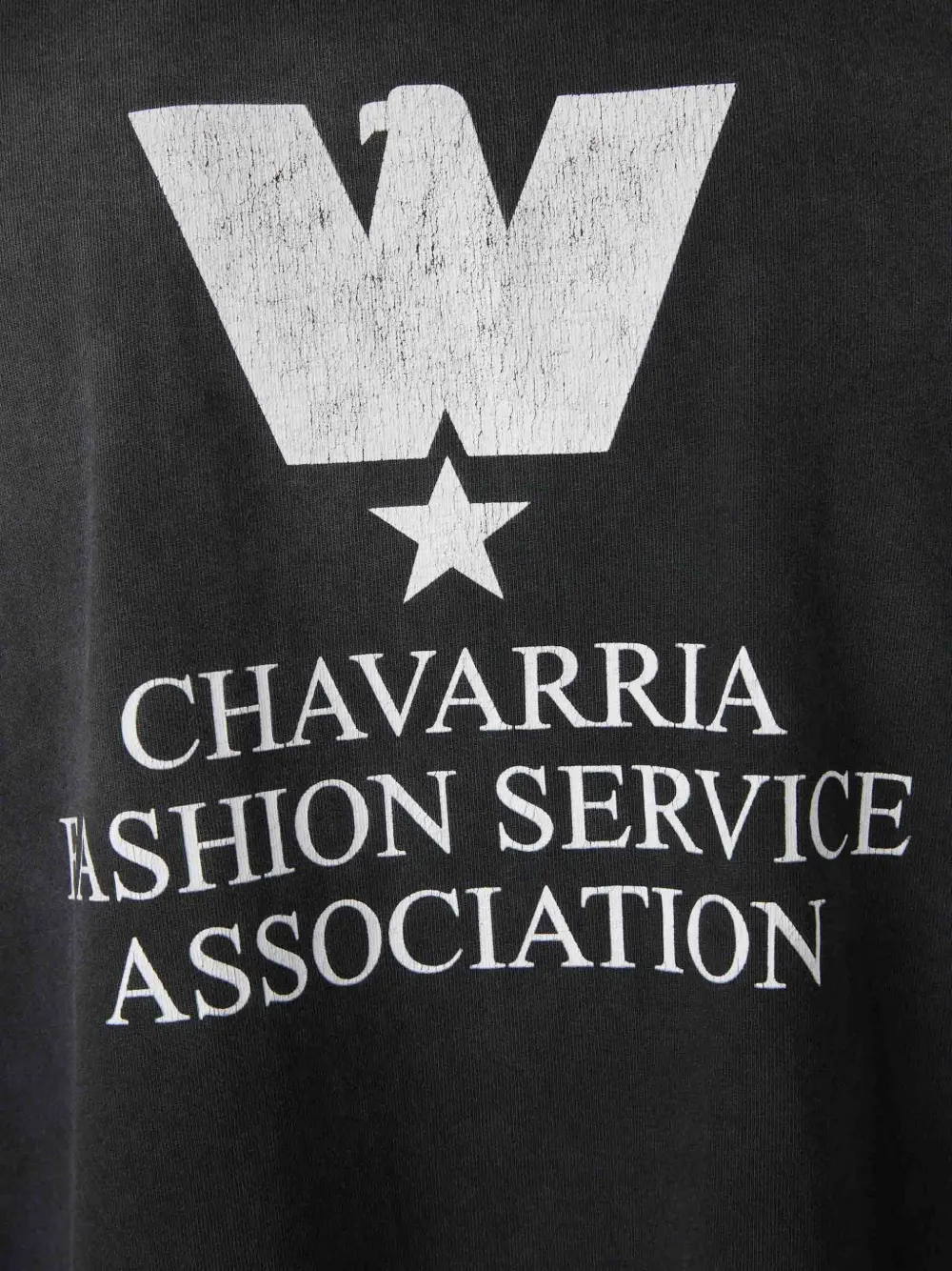 Willy Chavarria T-shirt met logoprint Zwart