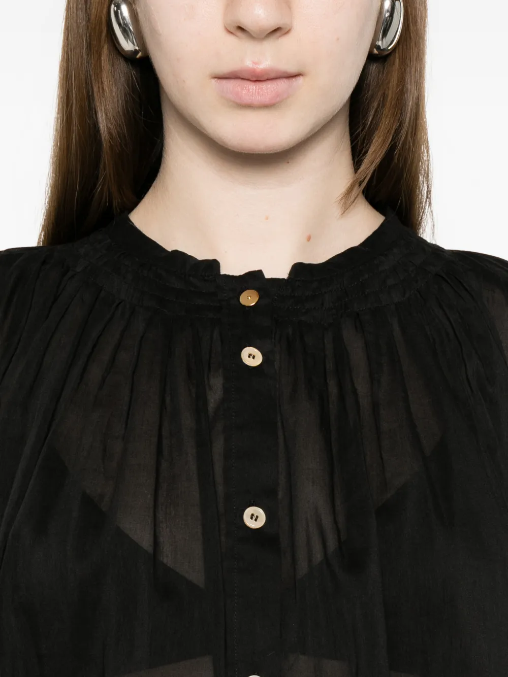 Forte Mouwloos shirt Zwart