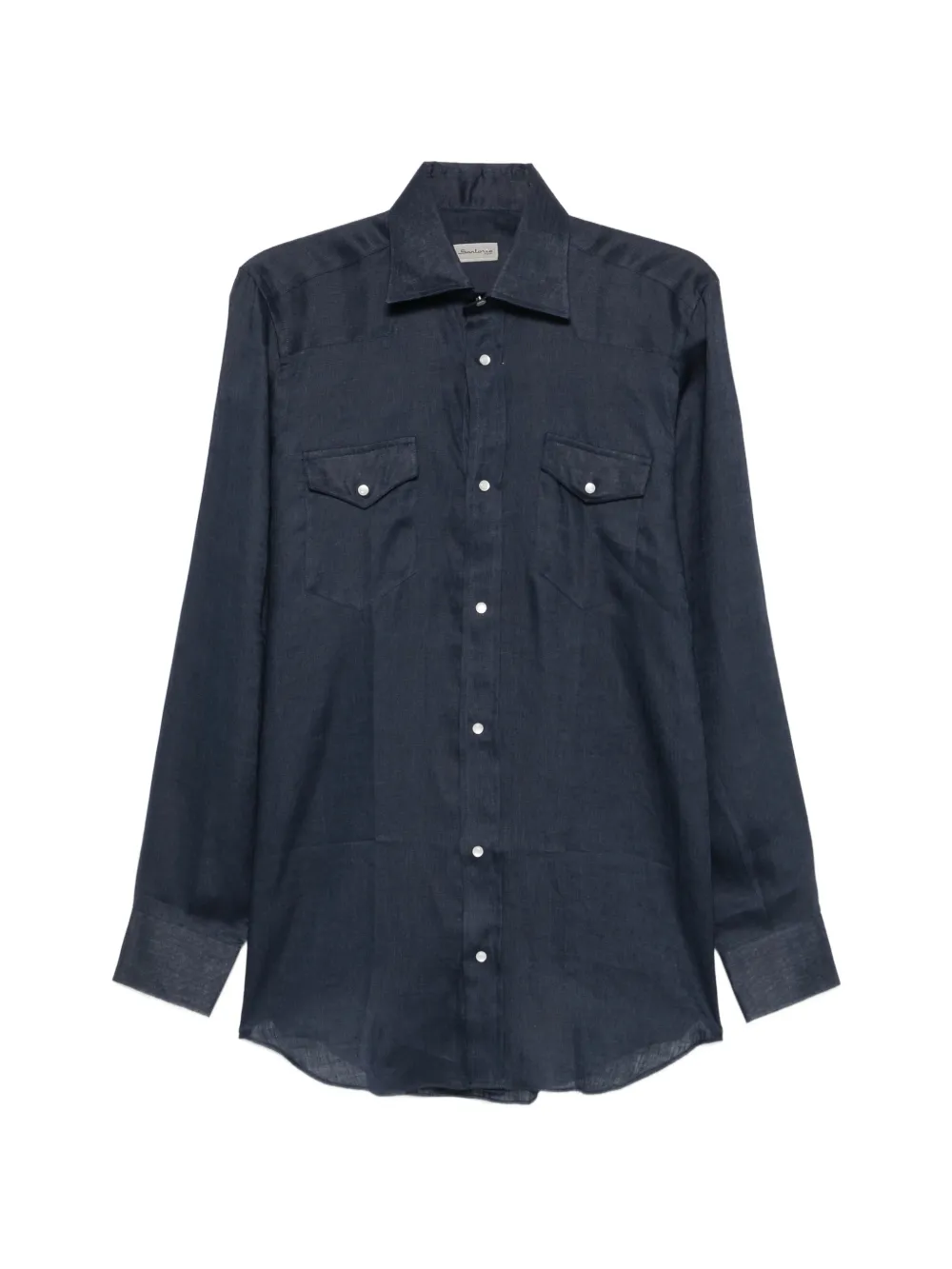 SARTORIO NAPOLI linen shirt - Blu