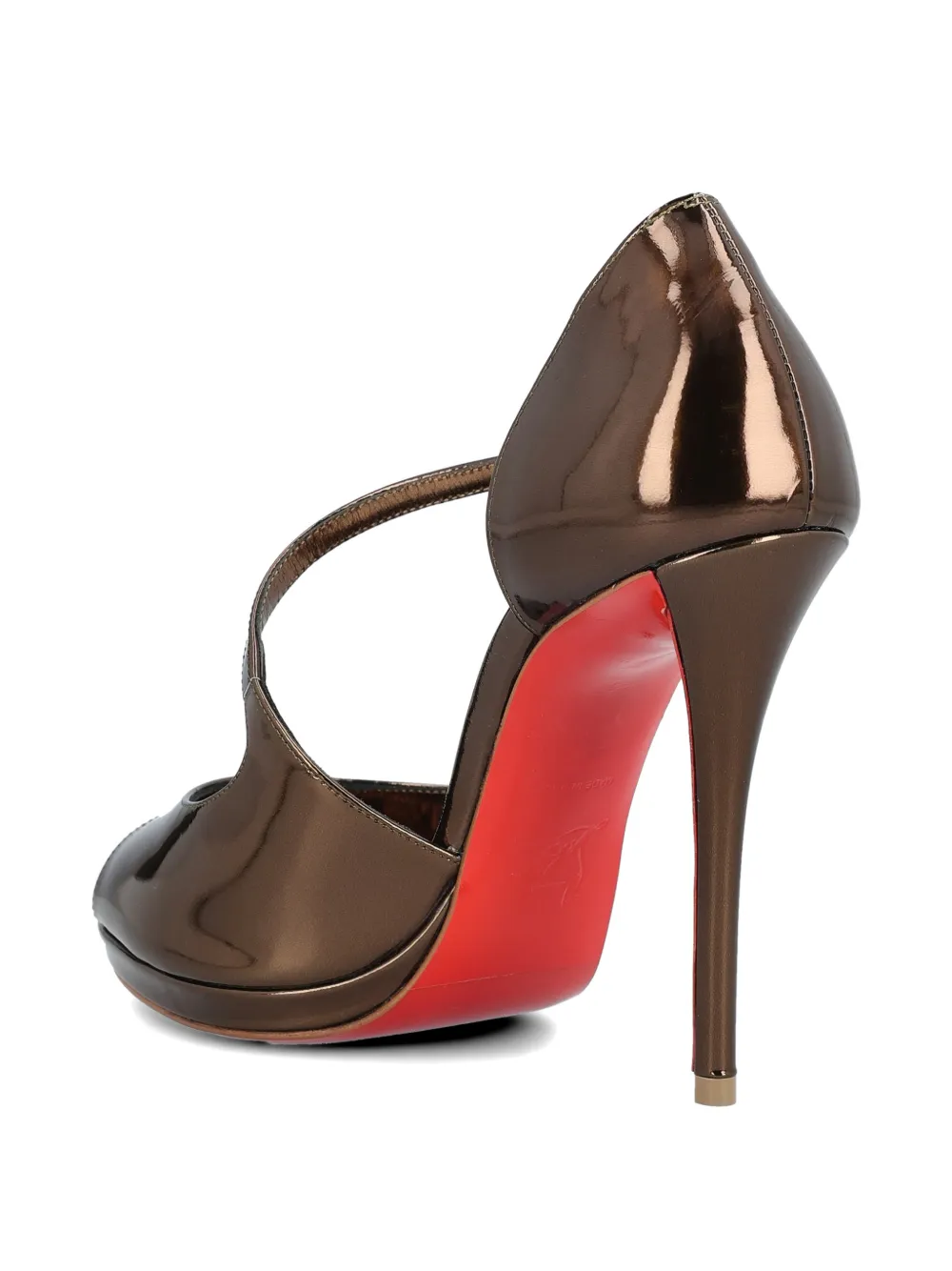 peep-toe heeled pumps