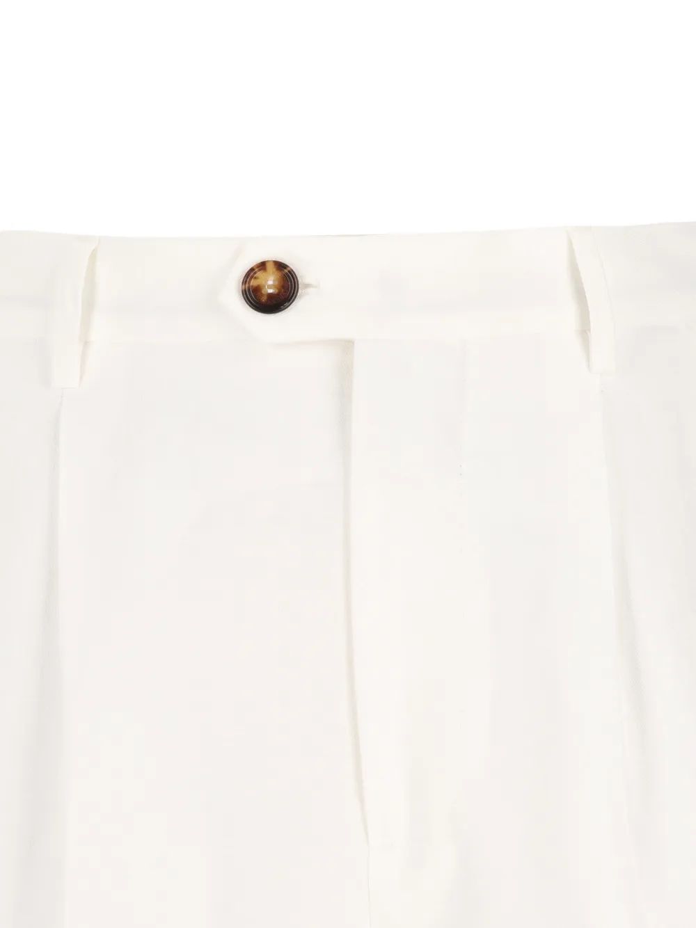  Brunello Cucinelli Pleated Tailored Trousers - White 