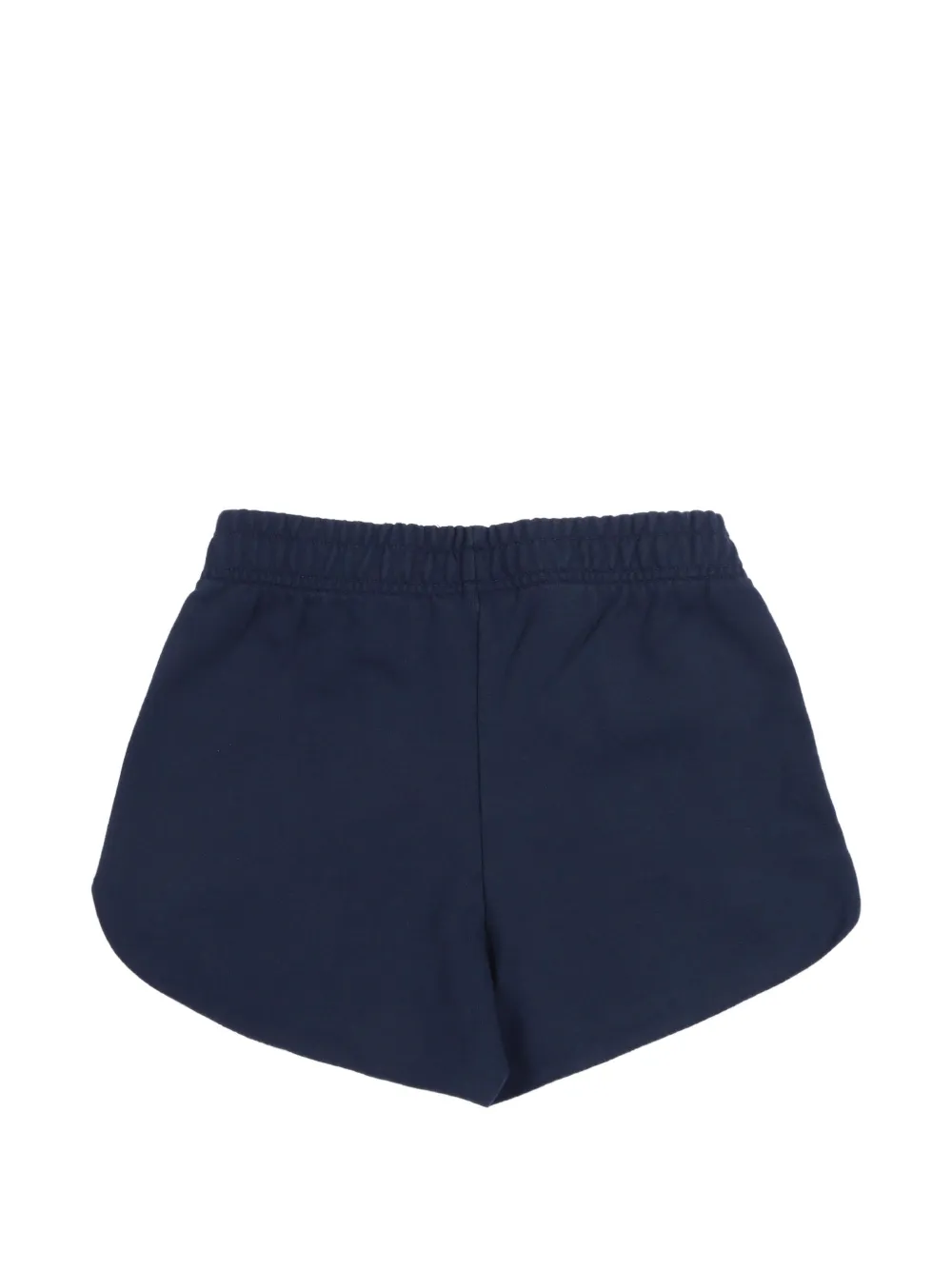 MC2 Saint Barth Kids Curly shorts met contrasterende afwerking Blauw