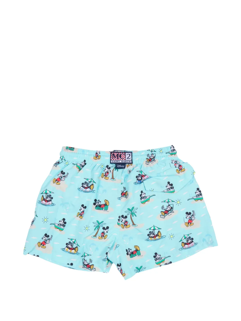 MC2 Saint Barth Kids Mickey zwembroek Blauw