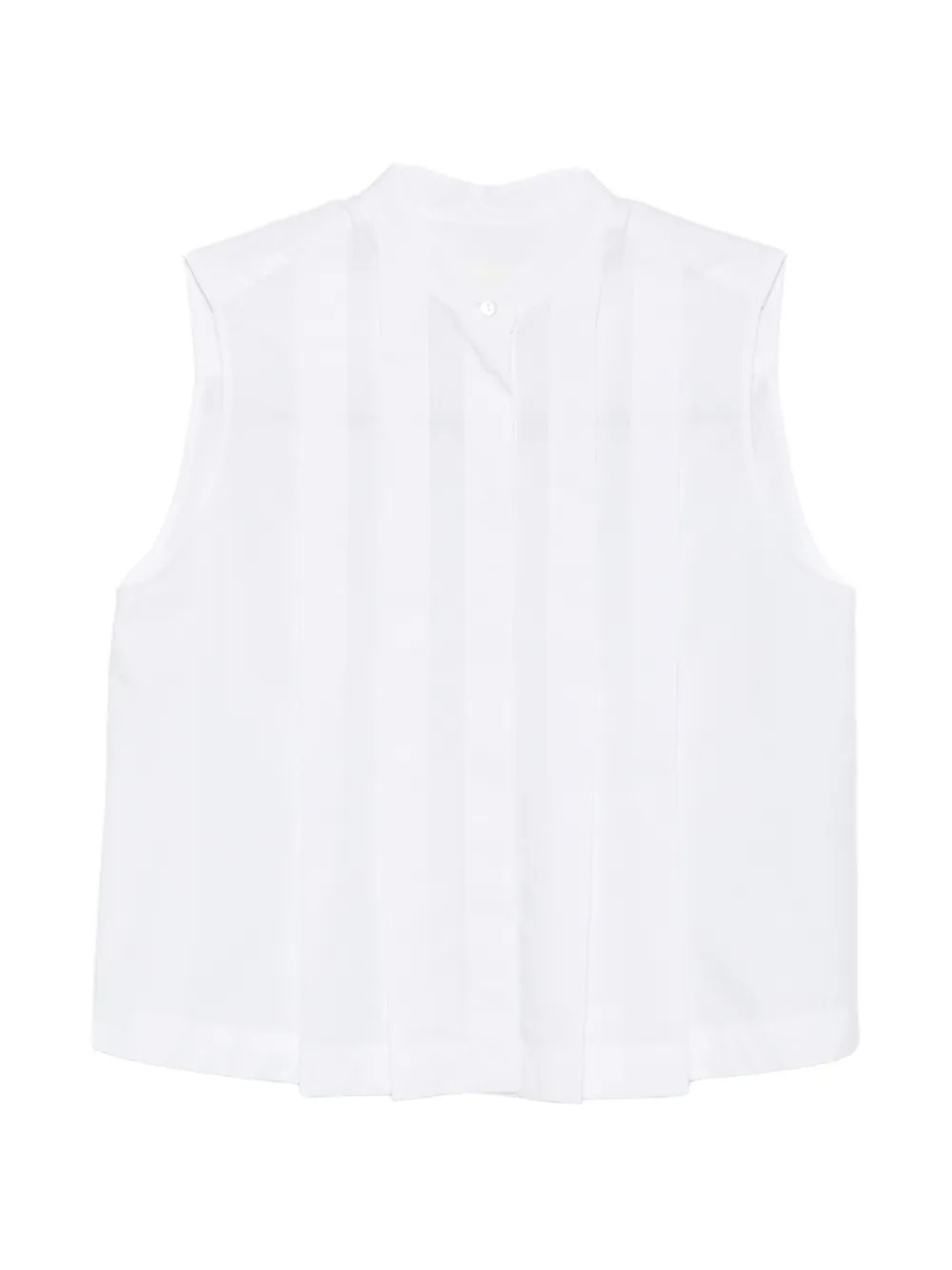 Xacus pleated shirt - Weiß