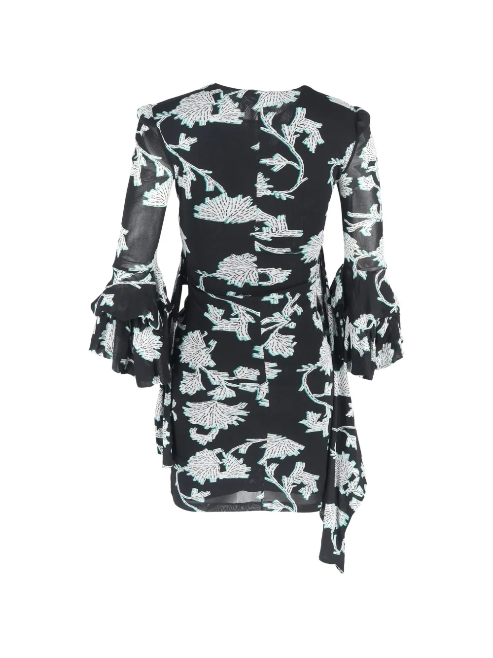 2021 Mini Wrap Floral Print Dress