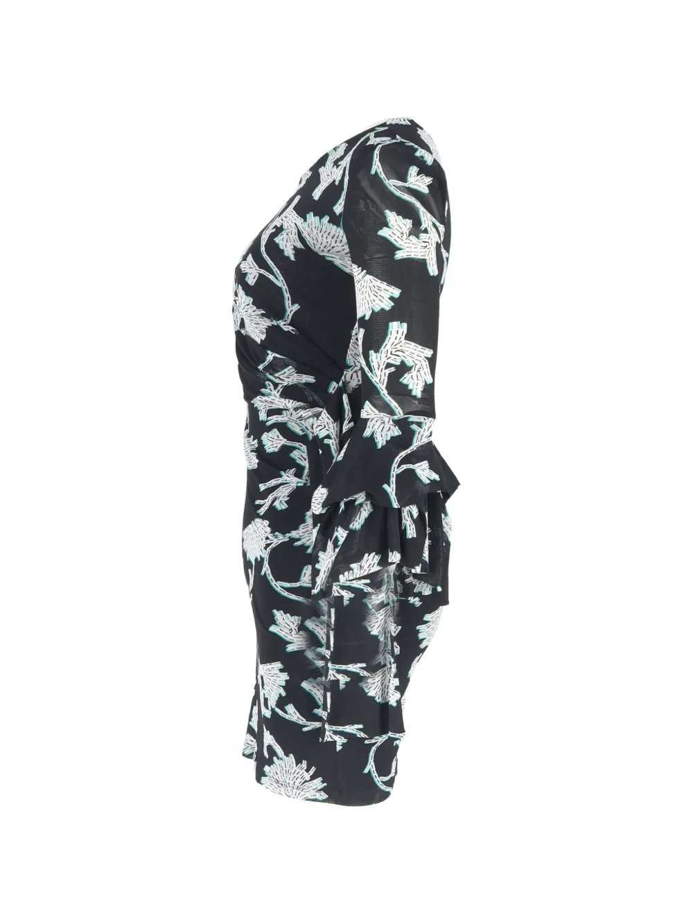 2021 Mini Wrap Floral Print Dress