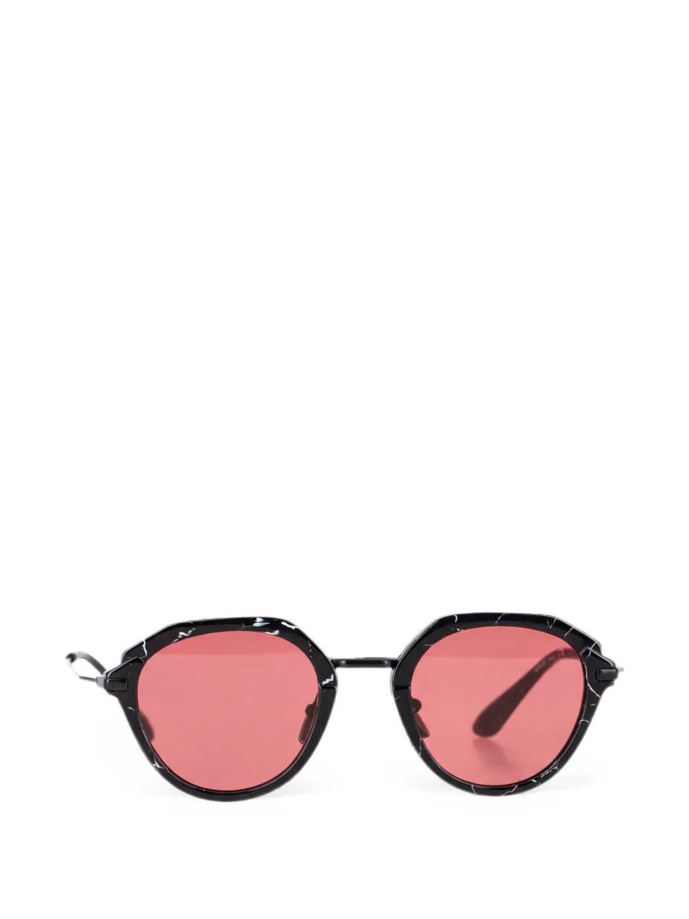 Prada Pre-Owned Phantos geometric-pattern sunglasses - Nero
