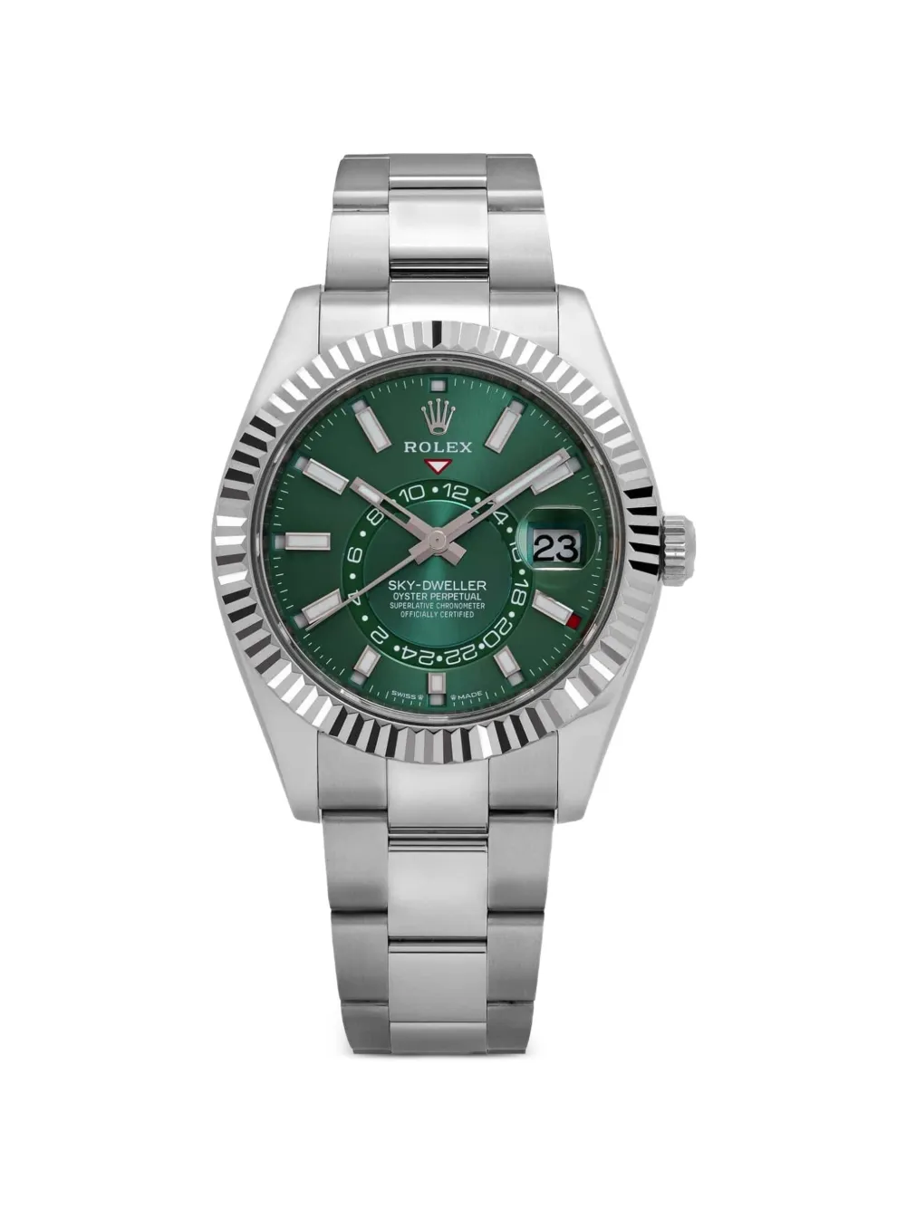 Rolex 2025 ungetragene Sky-Dweller Armbanduhr 42mm - Grün