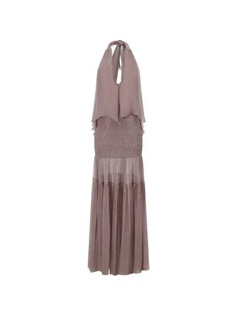 OUDE WAAG vestido con cuello halter