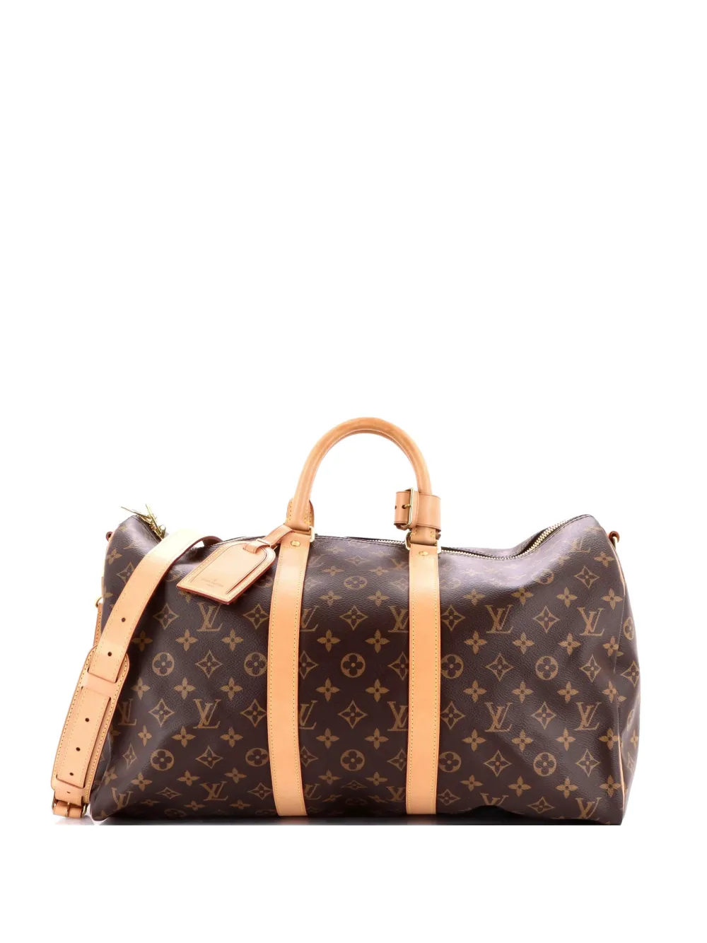 Louis Vuitton Pre-Owned Keepall Bandouliere Bag Monogram Canvas 45 travel bag - Marrone