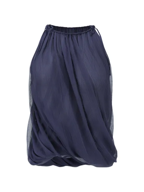 OUDE WAAG draped sleeveless top