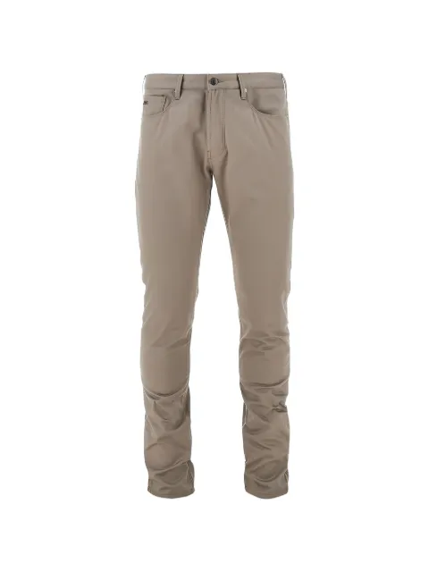 Emporio Armani pantalones con bolsillos y logo