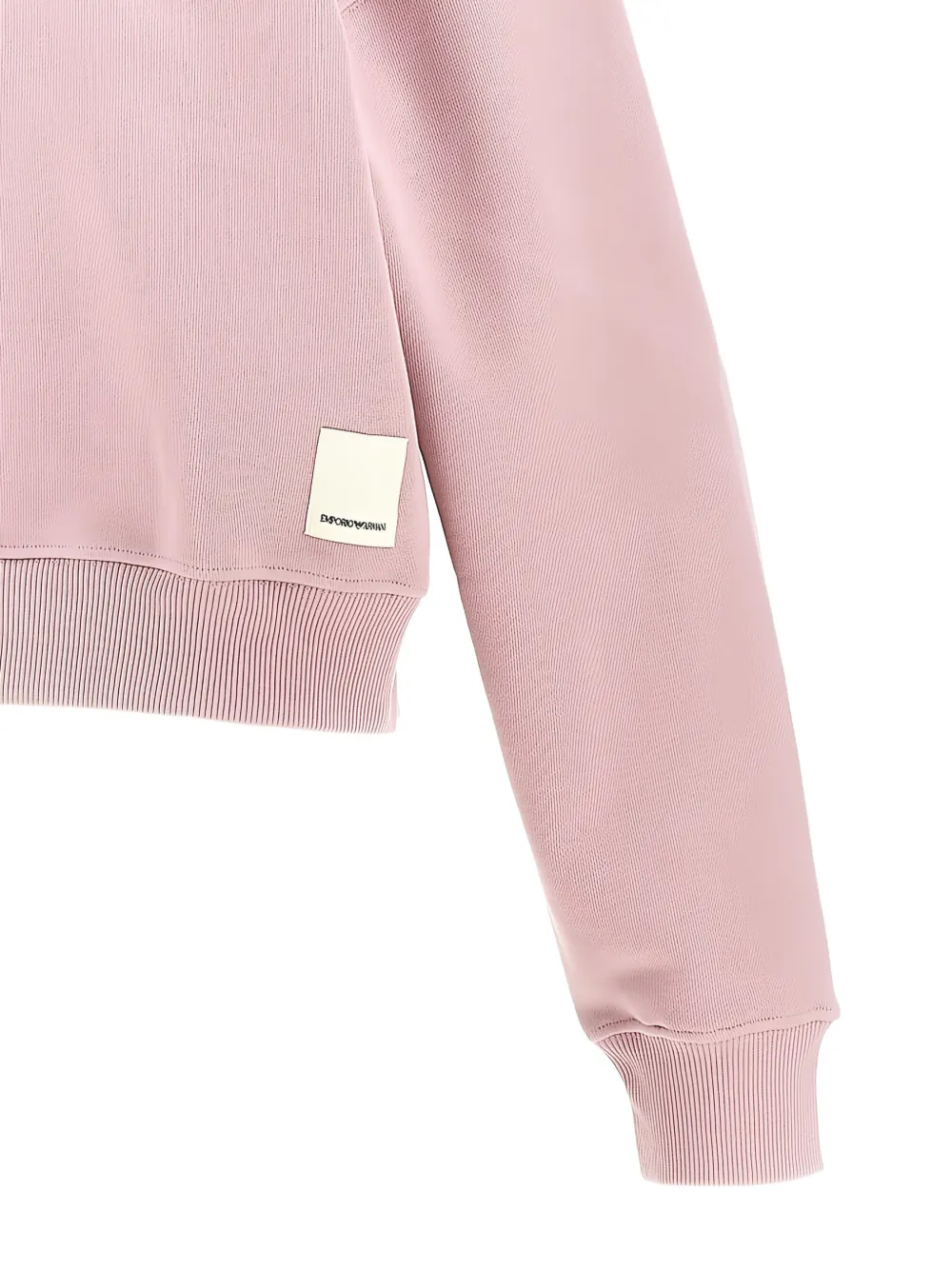 Emporio Armani Sweater met halve rits Roze