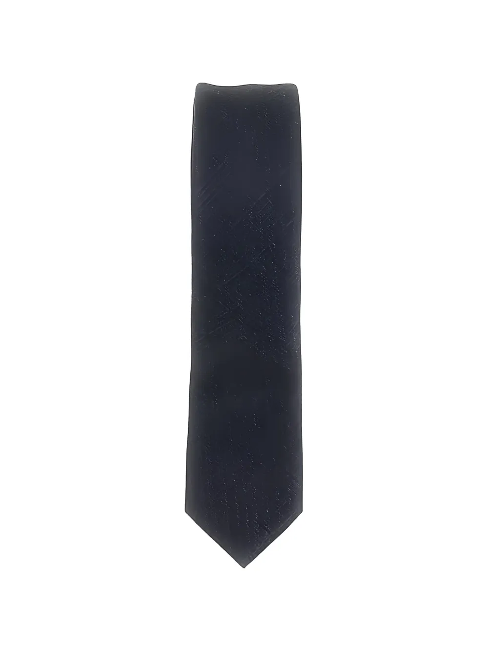 Emporio Armani textured silk tie - Blu