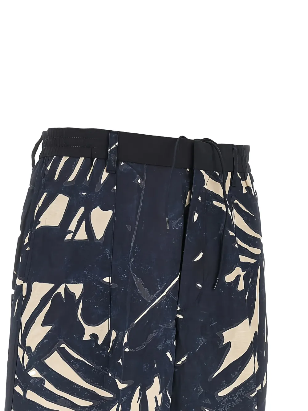 Emporio Armani Shorts met print Blauw