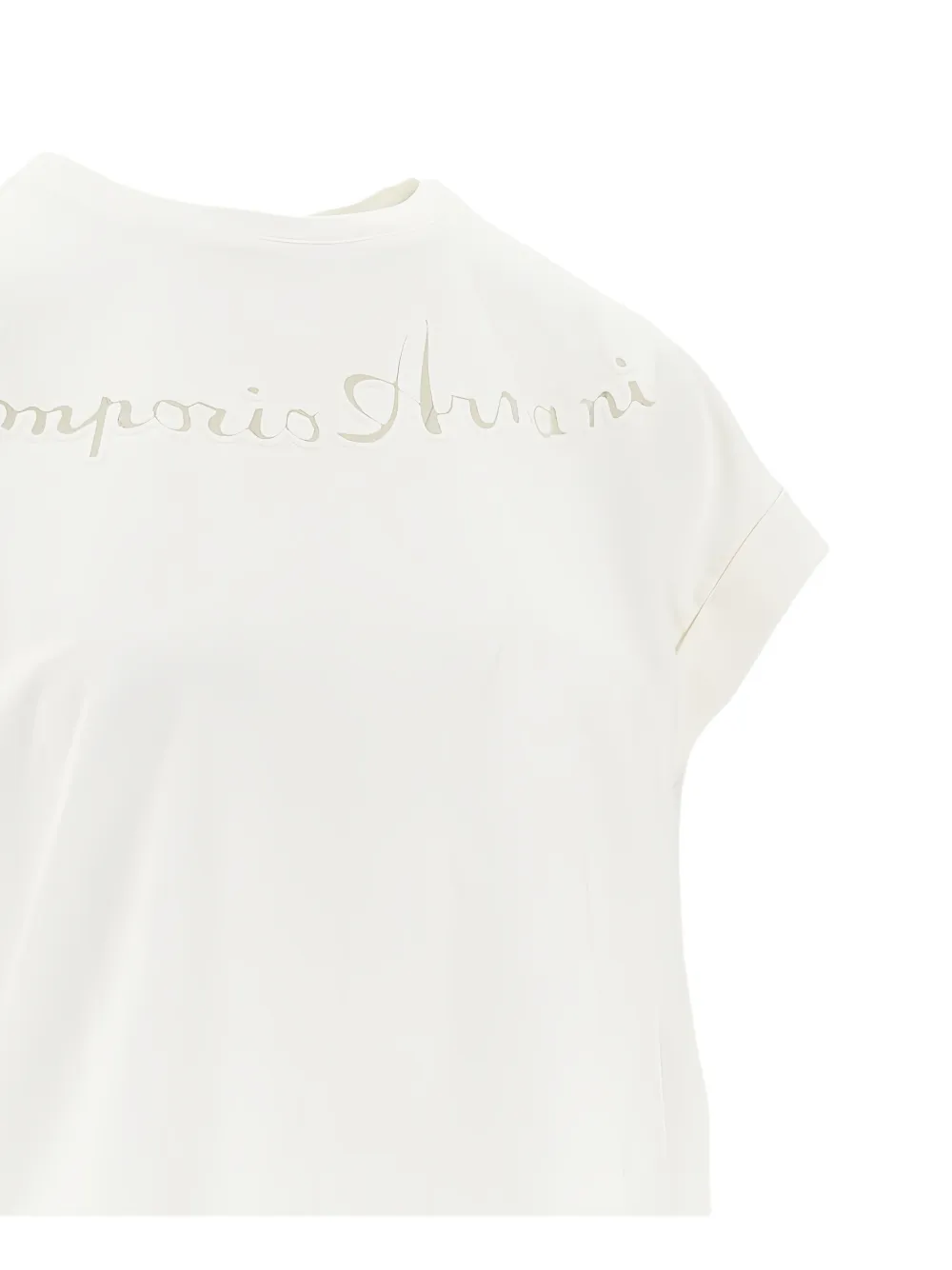Emporio Armani T-shirt met logo Wit