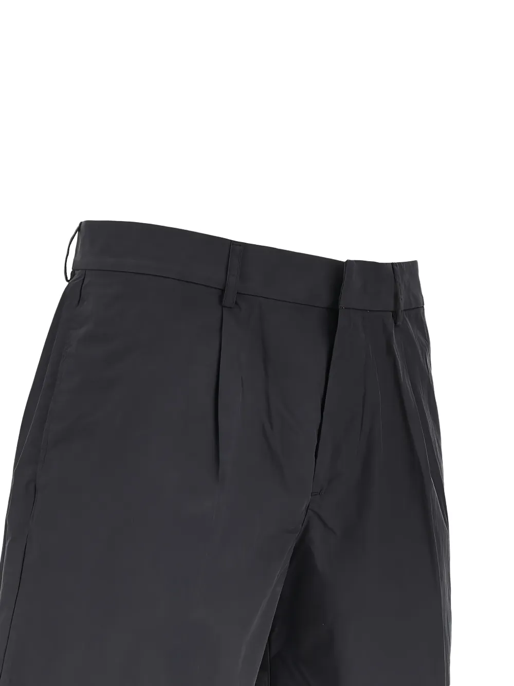 Emporio Armani Geplooide shorts Zwart