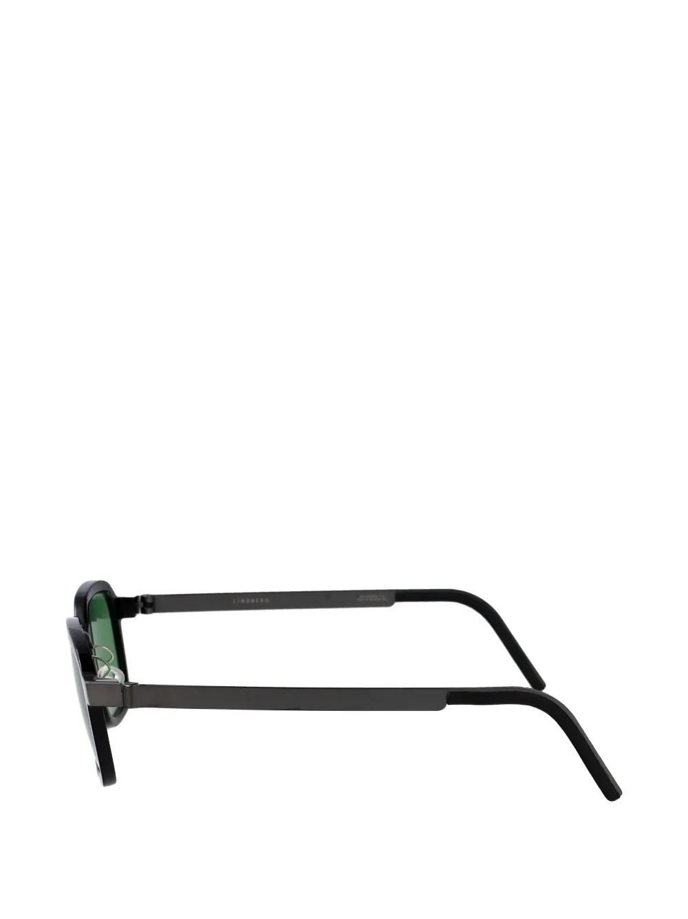  Lindberg Rectangle-frame Sunglasses - Black 