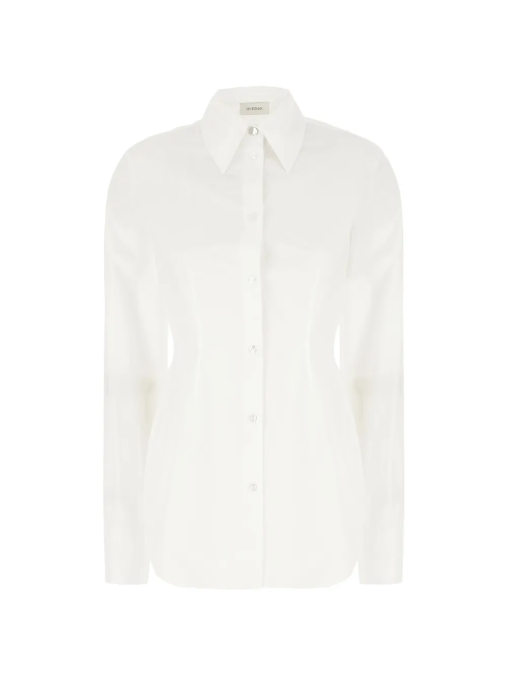 Sportmax Piacere darted-waist shirt - Bianco