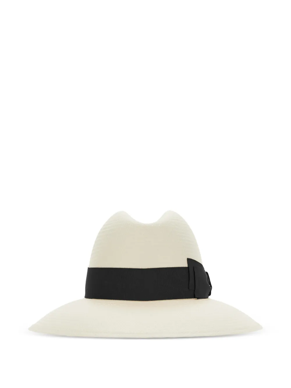 Borsalino ribbon trim hat - Toni neutri