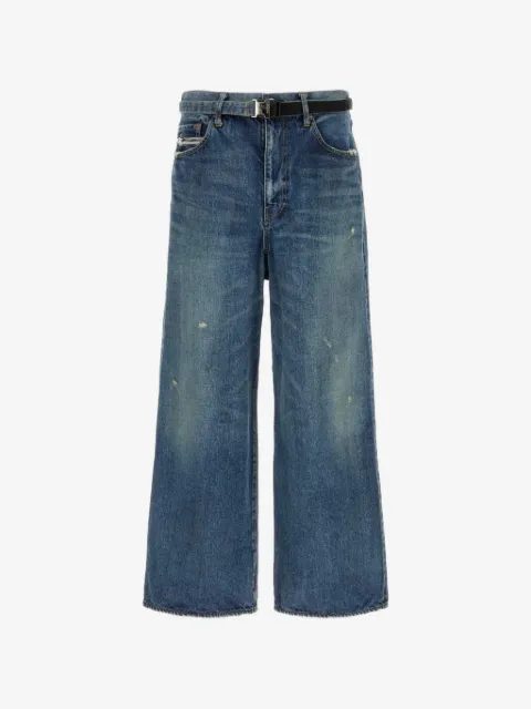 sacai jeans con bolsillos