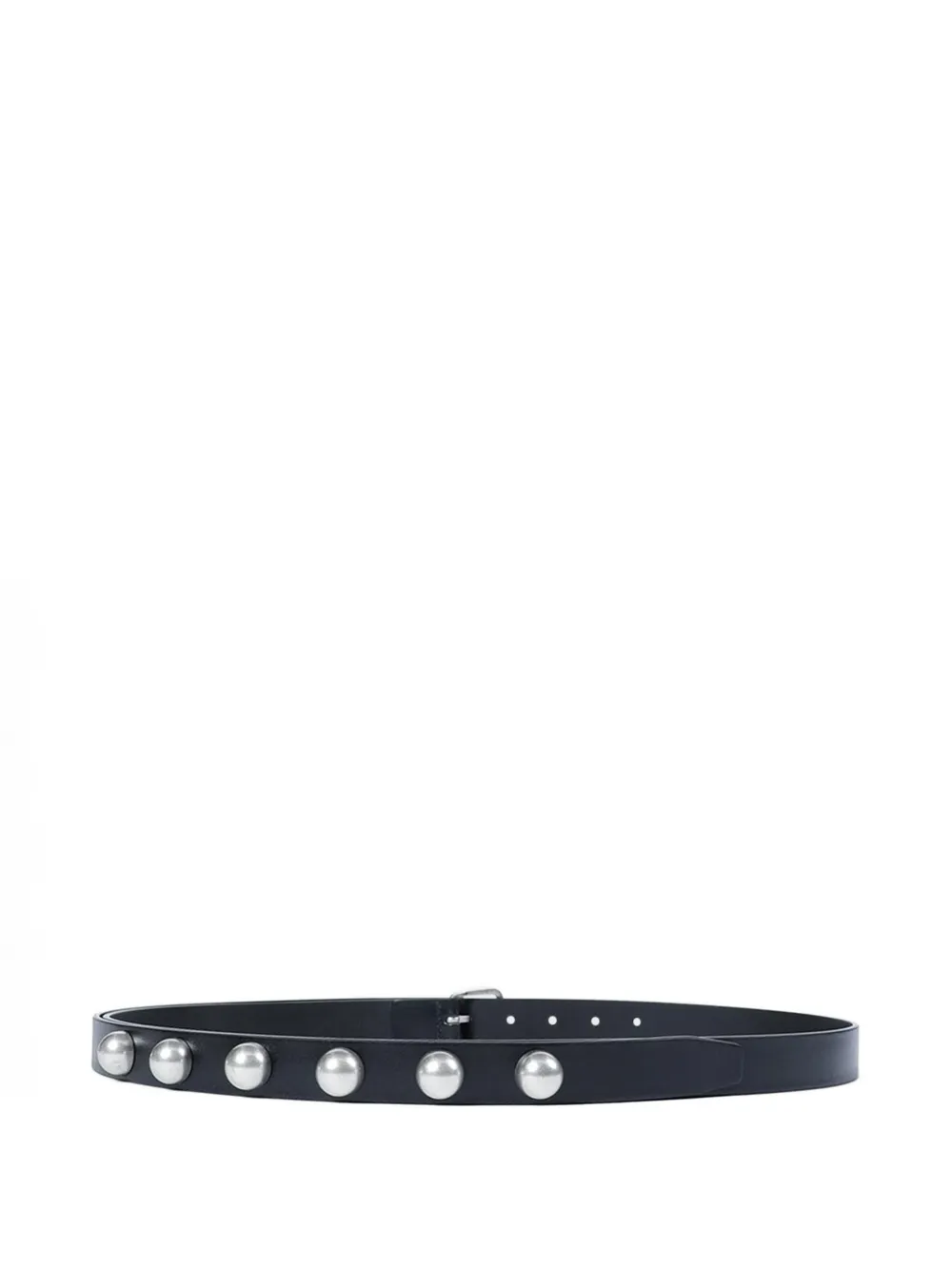 Ann Demeulemeester Giufi studded skin belt - Nero