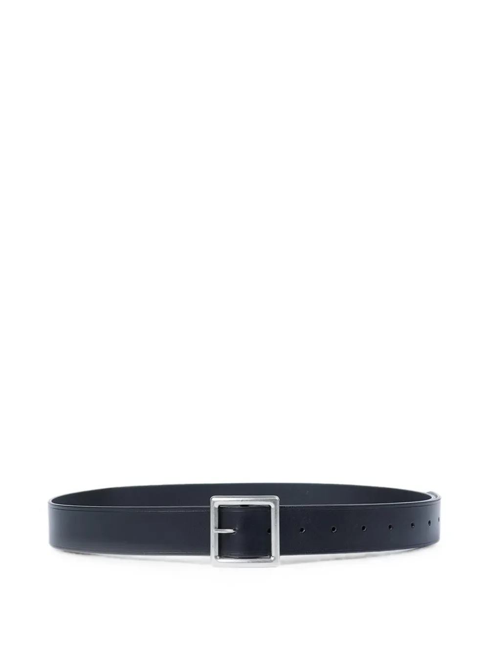 Ann Demeulemeester Buckle-fastening Leather Belt In Black