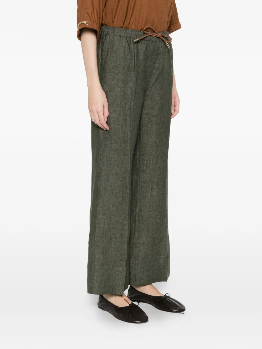 Herno Broek met trekkoord Groen