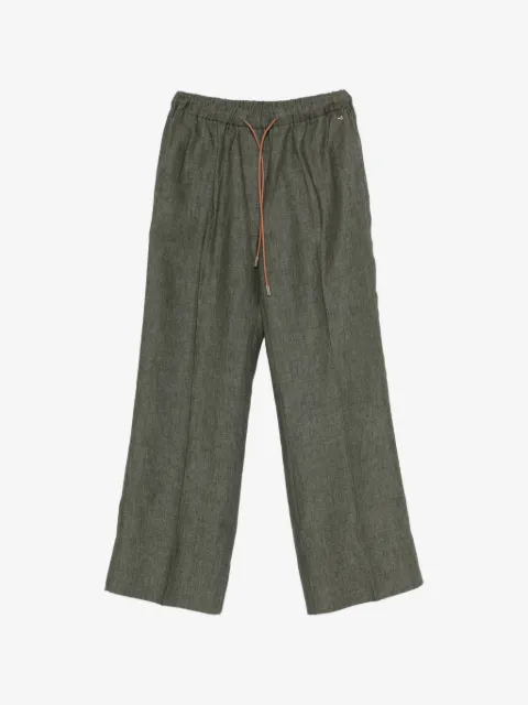 Herno pantalones con cordones en la pretina
