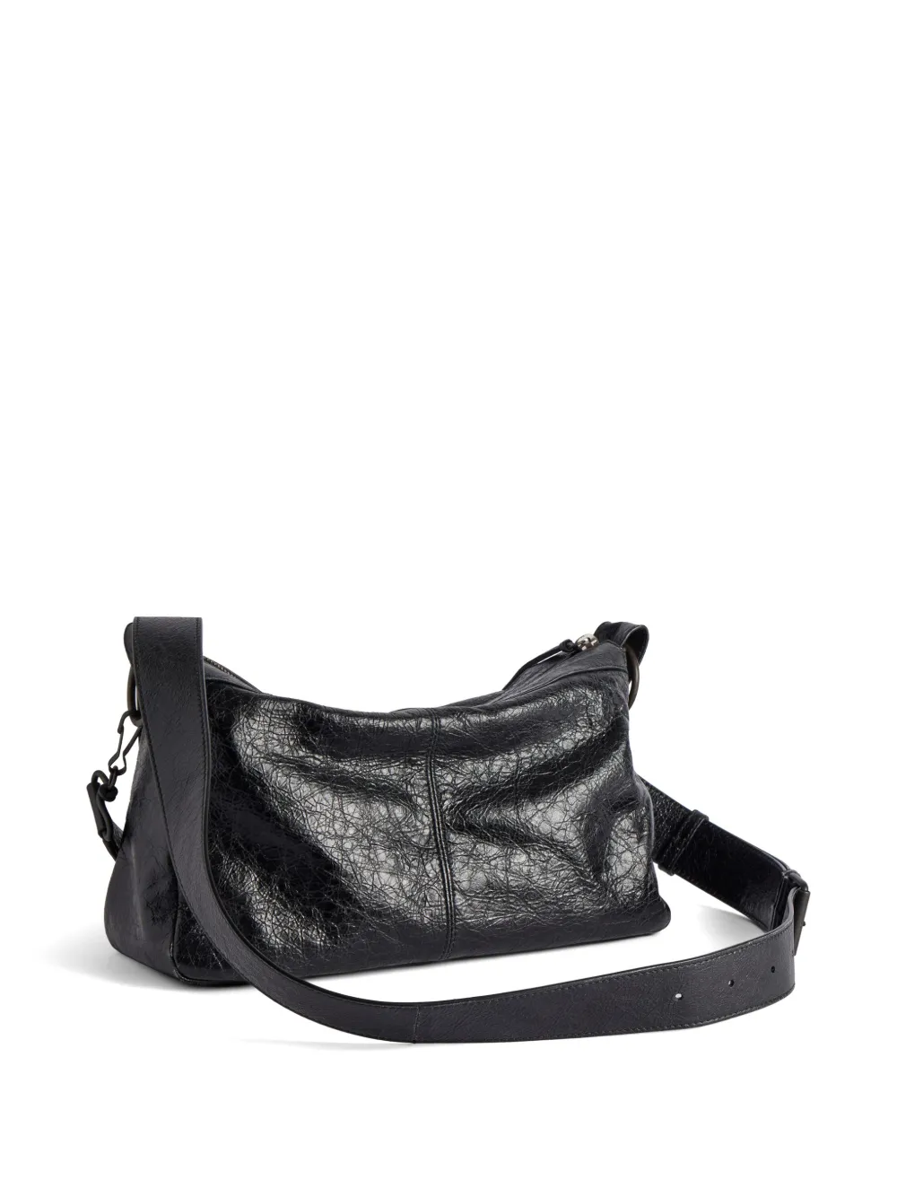 Balenciaga ル シティ ジップ レザーショルダーバッグ S | ブラック